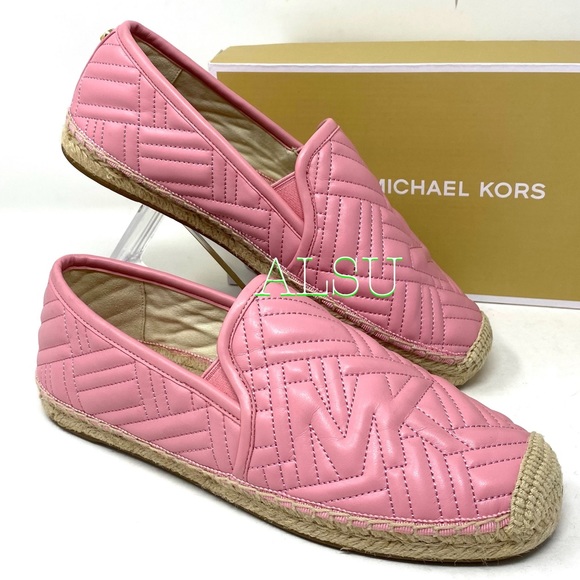 Michael Kors Hastings Espadrille Slip On Napa Pink - Picture 3 of 11